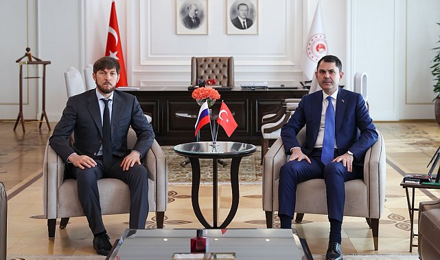 Bakan Kurum, Rusya İklim Değişikliği Özel Temsilcisi Edelgeriyev ile görüştü