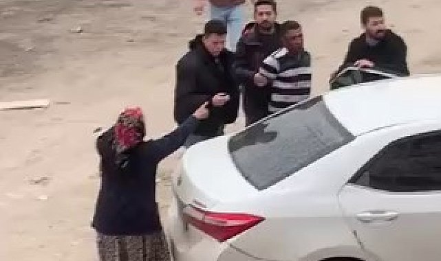 Hükümlüyü yakalamaya giden polise direndiler