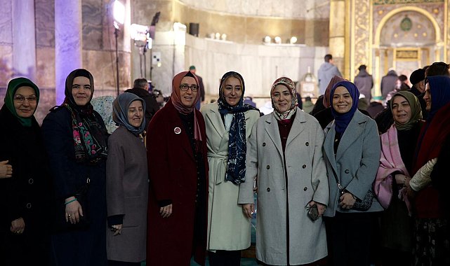 İstanbul - AK Parti Kadın Kolları'ndan Ayasofya Camii'nde 300 bin hatim duası
