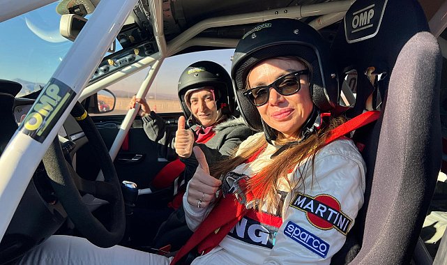 Nevşehir'de 8 Mart Dünya Kadınlar Günü'nde şalvarlı kadınlar co pilotluk yaptı