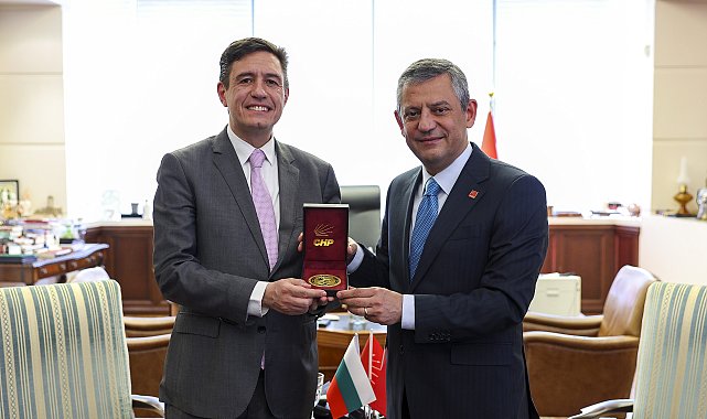 Özgür Özel, Bulgaristan Büyükelçisi Cholakov ile bir araya geldi