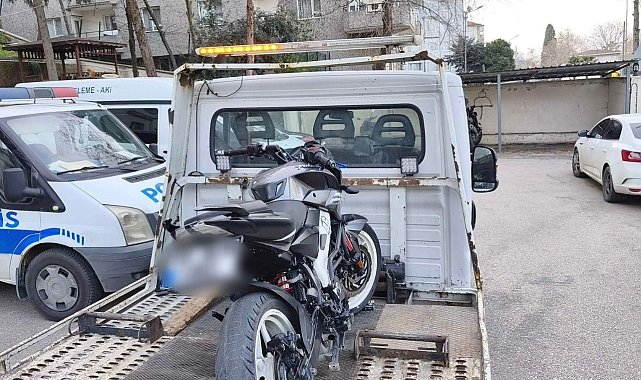 Polisin 'dur' ihtarına uymayan ehliyetsiz motosiklet sürücüsüne 245 bin lira ceza