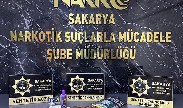 Sakarya'da uyuşturucu operasyonu: 3 tutuklama