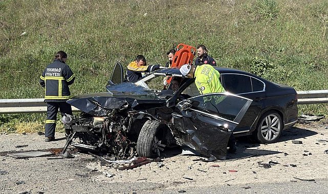 Tekirdağ'da zincirleme kaza; 5 yaralı