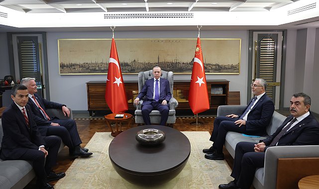 Cumhurbaşkanı Erdoğan, OECD Genel Sekreteri Mathias Cormann'ı kabul etti