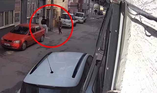 Doğal gaz kutusunu yumruklayıp kırdılar; o anlar kamerada