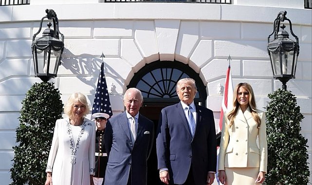 İngiltere Kralı Charles ve eşi Kraliçe Camilla, ABD'de