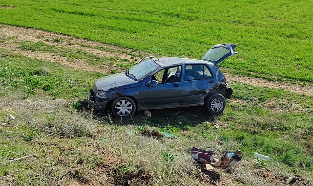 Konya'da 2 otomobil çarpıştı; 6 yaralı