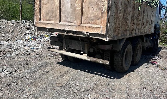 Rize'de açık alana çöp döken Fındıklı Belediyesi'ne 2,3 milyon lira ceza