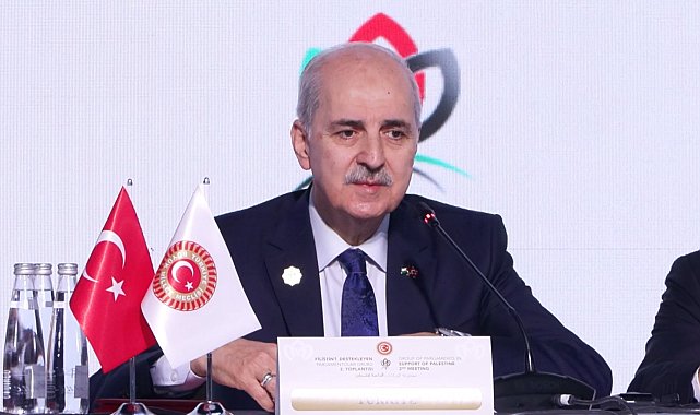 TBMM Başkanı Kurtulmuş: Ortadoğu'da kalıcı huzurun yolu iki devletli siyasi ufkun hayata geçirilmesini gerektirmektedir