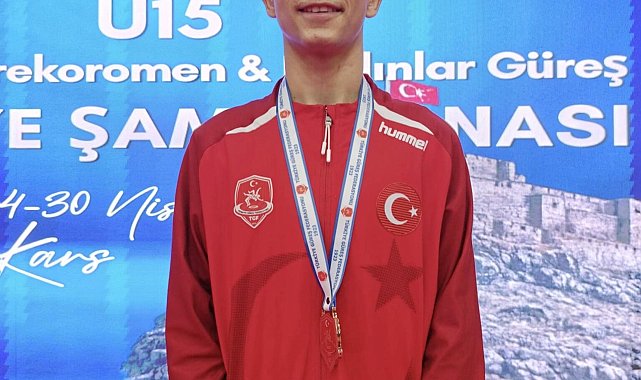 Yunusemre Belediyespor'un güreşçisi Beytullah'tan bronz madalya