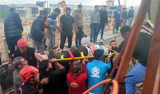 Kahramanmaraş'ta çöken yol ile duvar arasına sıkışan çocuk yaralandı