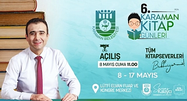 KARAMAN’DA KİTAP GÜNLERİ BAŞLIYOR