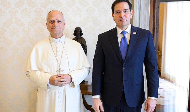 Papa 14'üncü Leo, ABD Dışişleri Bakanı Rubio ile görüştü