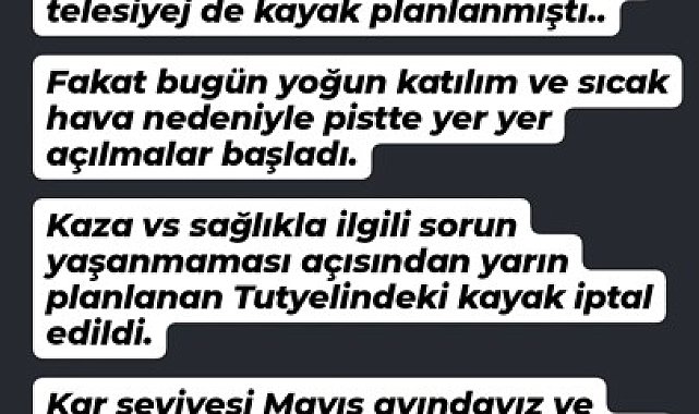 Uludağ'da mayıs ayında ücretsiz kayak keyfi