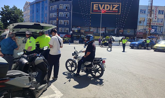 2 gün üst üste kasksız yakalanan motosiklet sürücüsüne 7 bin 500 lira ceza