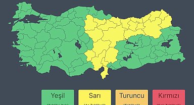 AFAD'dan 'sağanak' uyarısı