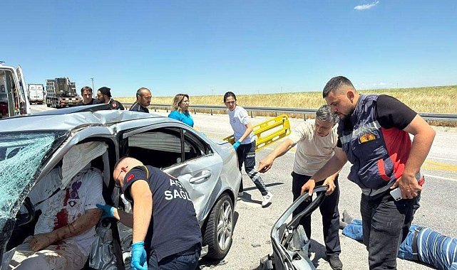 Afyonkarahisar'da kaza: 1 ölü, 6 yaralı