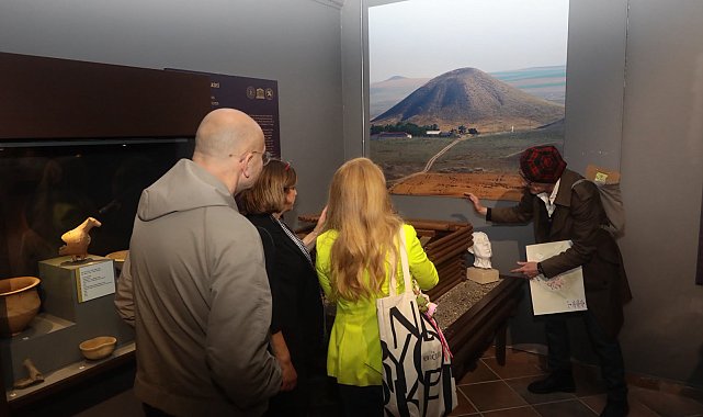Avrupalı gazeteciler Polatlı'da Gordion'u ziyaret etti