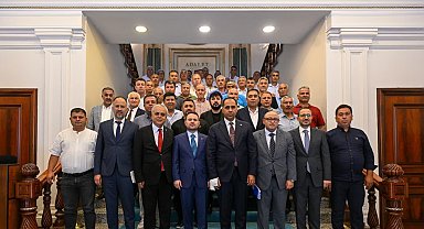 Bakan Gürlek, Erdemli Belediye Başkanı Kara ve muhtarları kabul etti