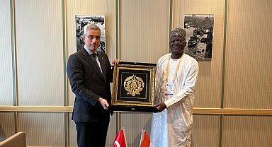 Bakan Memişoğlu, Nijerli mevkidaşı Hakimi ile bir araya geldi
