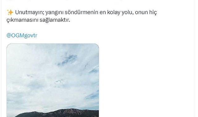 Bakan Yumaklı'dan orman yangınlarına karşı uyarı