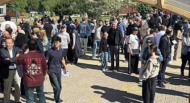 Bolu'da öğrencilerin sınav heyecanı