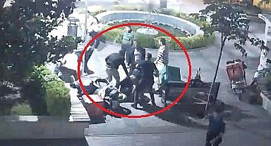 Bursa'da iş verenler ile motokuryelerin kavgası kamerada: 10 gözaltı