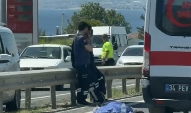 Büyükçekmece'de otomobile arkadan çarpan motosikletli hayatını kaybetti