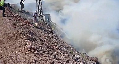 Çanakkale'de makilikte yangın
