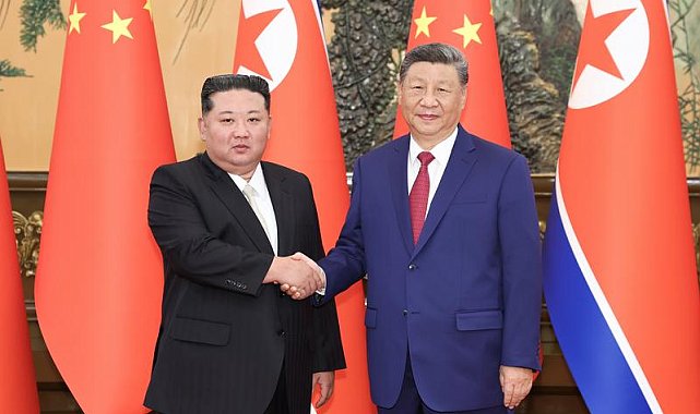 Çin Devlet Başkanı Şi, Kore lideri Kim Jong Un'la görüştü
