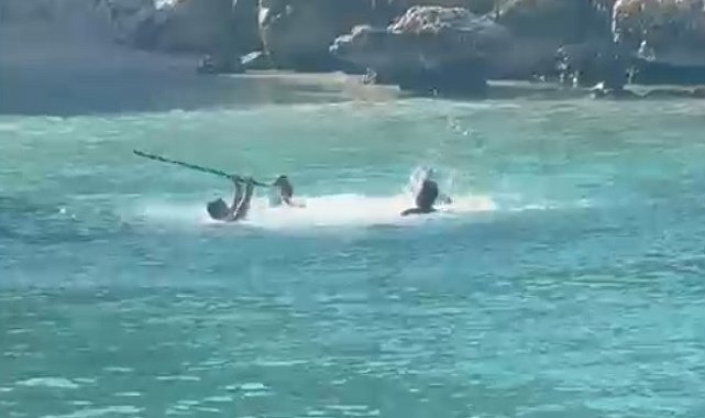 Denizde şişe ve sopayla darp olayında 3 tutuklama