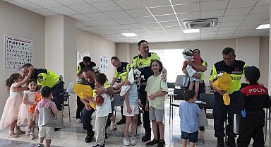 Düzce'de jandarma ekiplerine Babalar Günü sürprizi