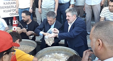 ESNAFLAR AŞURE ETKİNLİĞİNDE BULUŞTU