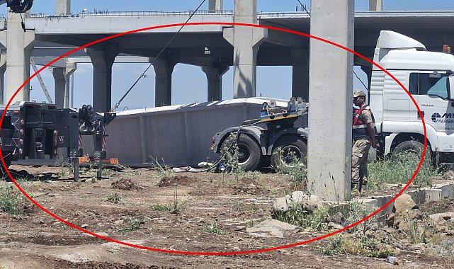 Fabrika inşaatında beton blok, işçilerin üzerine düştü: 1 ölü, 1 yaralı