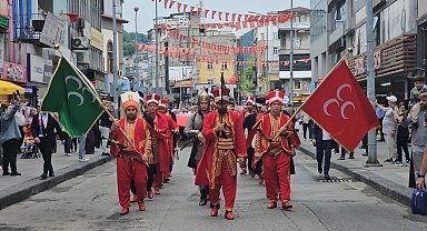 İcazet merasiminde mehter takımlı yürüyüş