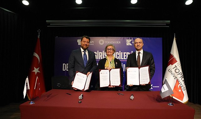İstanbul Topkapı Üniversitesi'nde kadın girişimcilere destek için iş birliği protokolü imzalandı