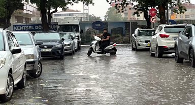Kayseri'de sağanak etkili oldu