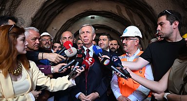 Mansur Yavaş, Mamak Metrosu'nda incelemelerde bulundu