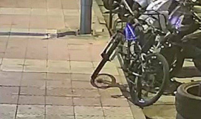 Motosiklet hırsızlığı şüphelisi 120 güvenlik kamerası incelenerek yakalandı