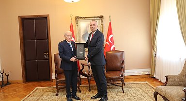 Özel Harekat Başkanı Hayal, Devlet Bahçeli'yi ziyaret etti