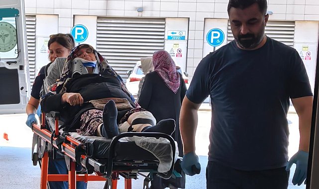 Park halindeki otomobile çarpan ATV'nin sürücüsü yaralandı