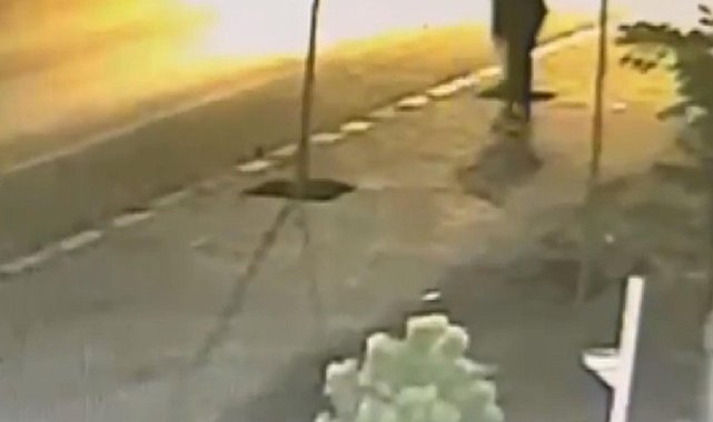 Patnos'ta kaldırımlardaki fidanları söken şüpheli yakalandı