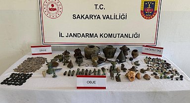 Sakarya'da tarihi eser operasyonu; 1 gözaltı
