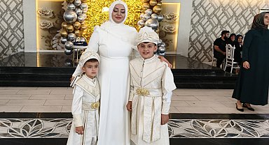 Tokat'ta şehit polisin oğulları için sünnet töreni