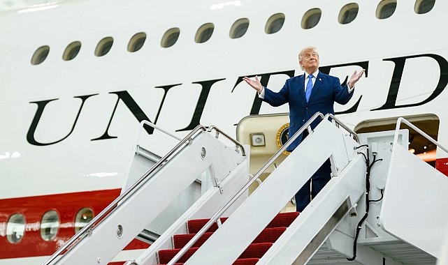 Trump, yeni başkanlık uçağını tanıttı: Türkiye'ye gideceği açıkladı