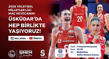 Üsküdar'da Filenin Sultanları heyecanı dev ekranda yaşanacak