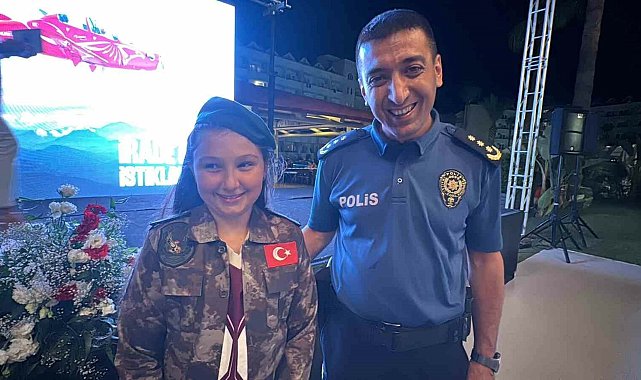 15 Temmuz şehidinin yeğenine Özel Harekat üniforması hediye edildi