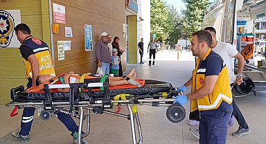 2'nci katın balkonundan düşen 4 yaşındaki Sıraç yaralandı