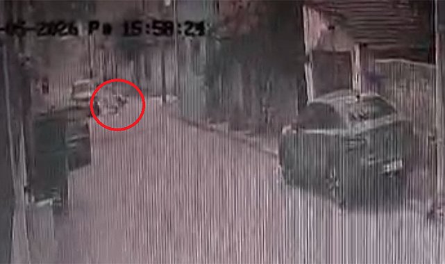 6 yaşındaki çocuğun yaralandığı kaza kamerada